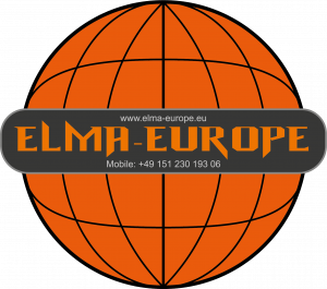 Absperrgitter und Absperrungen von Elma Europe - Firmenlogo und Fahrzeugbeschriftung