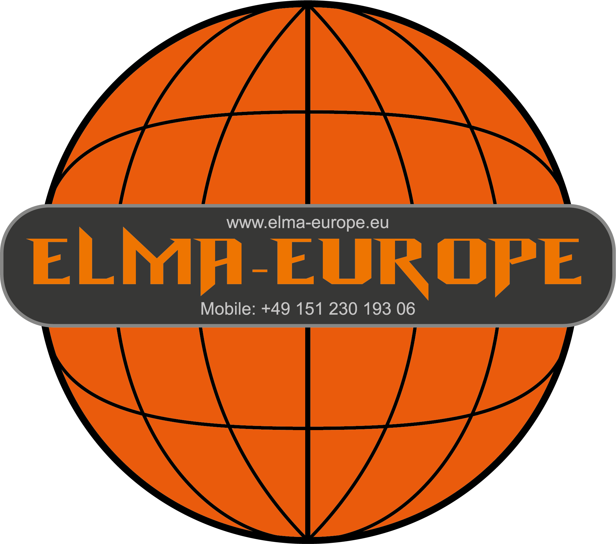 Absperrgitter und Absperrungen von Elma Europe - Firmenlogo und Fahrzeugbeschriftung